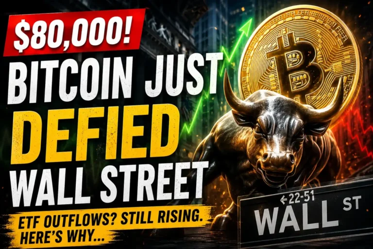 Bitcoin breaks $80,000 again despite ETF outflows as Wall Street reacts to the latest crypto market rally in May 2026
