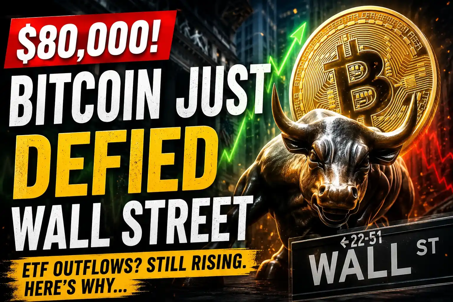 Bitcoin breaks $80,000 again despite ETF outflows as Wall Street reacts to the latest crypto market rally in May 2026
