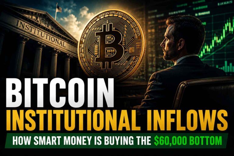 Bitcoin institutional inflows increasing as smart money accumulates near the $60K support level