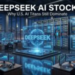 DeepSeek AI stocks analysis showing Nvidia and U.S. AI infrastructure dominance amid market volatility
