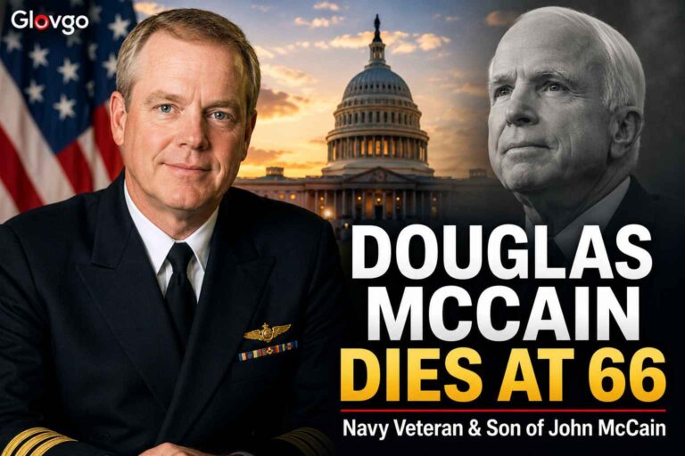 Douglas McCain, eldest son of Senator John McCain and former Navy veteran, remembered after his passing at age 66.