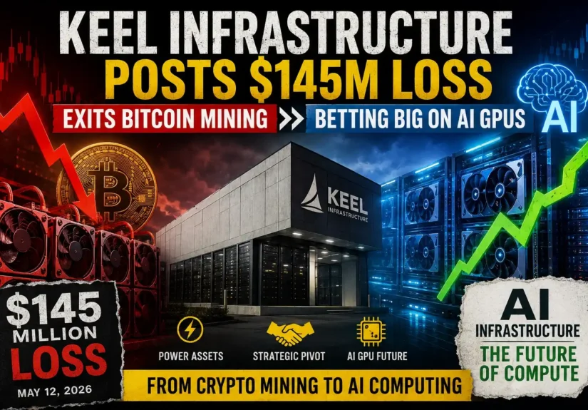 Keel Infrastructure reports a $145 million loss while shifting from Bitcoin mining to AI GPU infrastructure in 2026