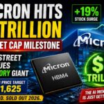 Micron Technology stock surges as AI memory demand pushes company toward $1 trillion valuation milestone