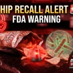 Potato chips recall FDA alert showing Utz and Zapp’s chips contaminated with salmonella risk in 2026