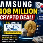 Samsung affiliates acquire $408 million stake in Upbit operator Dunamu as crypto and blockchain adoption accelerates in South Korea