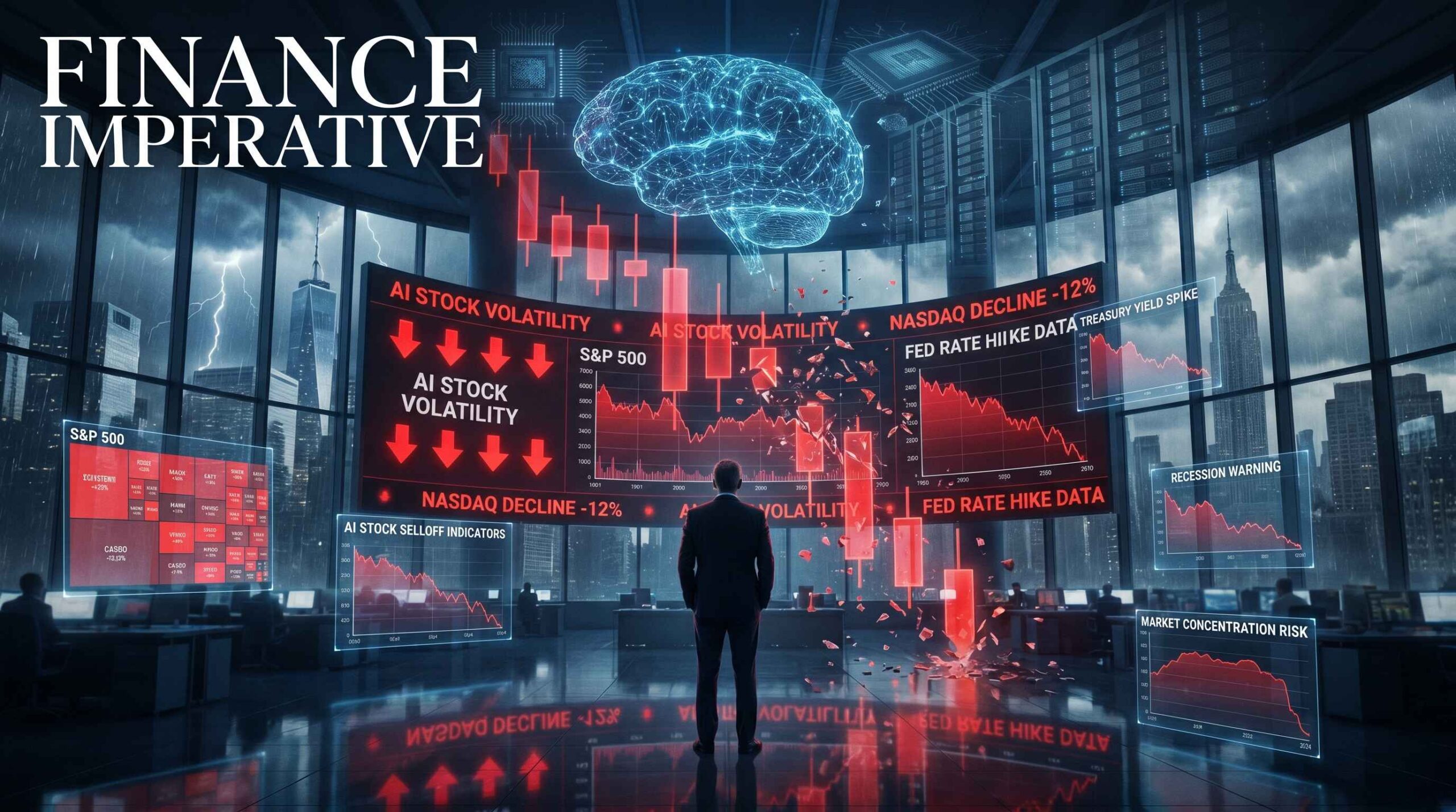 Scott Galloway warning about a potential US stock market crash linked to AI concentration risk in the S&P 500