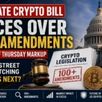US Senate crypto bill hearing ahead of Thursday markup with Wall Street monitoring digital asset regulation