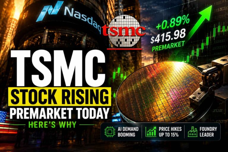 TSMC stock rising in premarket trading as AI chip demand and semiconductor growth fuel Wall Street optimism