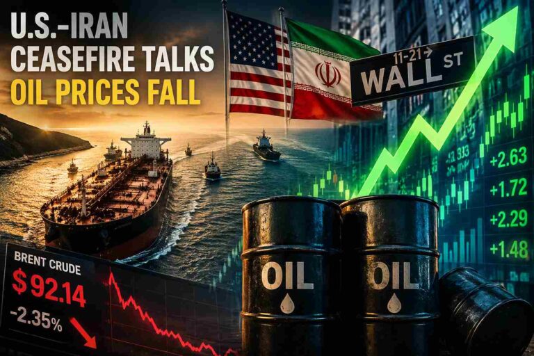 Wall Street rallies as oil prices fall amid U.S.-Iran ceasefire hopes and Strait of Hormuz market developments